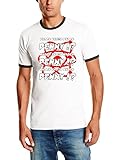 Coole-Fun-T-Shirts T-Shirt Penny !? Knock Knock - Big Bang Theory ! Vintage Ringer, weiß, L, 10752_Weiss_RINGER_GR.L