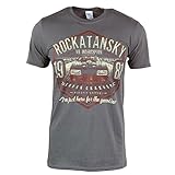 Rockatansky Interceptor Spezielle Ford Falcon XB Gt Coupe V8 Pursuit Herren T Shirt Grau große - Brust 101-106cm G