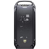 Cougar Case Panzer Max G Full Tower Easily moddable 1 pcs of 120 mm Fans Non LED tempred Glass Panel, schwarz, CGR-6AMKB-G