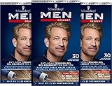 Men Perfect Schwarzkopf 30 Haartönung Mittelblond, hochwertige Haarfarbe gegen graue Haare 3er Pack (3 x 80ml)