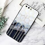 Ysimee kompatibel mit Huawei P10 Plus Hülle - Marmor Design Gehärtetes Glas Zurück mit Weiche TPU Silikon Rahmen Schutzhülle Matt Silikon Bumper Schutz vor Stoßfest/Scratch HandyHülle, Marble -15