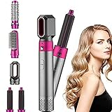 XDLH Locken Mit Glätteisen Haarglätter Bürste Haarbürsten Lockenstäbe Locken Lockenstab Haare Glätten Haarglätteisen Lockeneisen Bart Automatische Absaugung