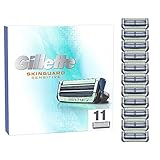 Gillette SkinGuard Sensitive Rasierklingen, 11 Ersatzklingen für Nassrasierer Herren mit H