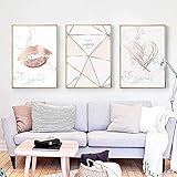 Leinwand Poster Wandbilder Parfüm Rosa Pfingstrose Wandkunstdruck Coco Parfüm Flasche Bilder Wandkunst Malerei Wandplakat Wohnzimmer Schlafzimmer Dekor Rahmenlos (3x50x70cm)