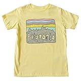 Patagonia Baby-Jungen Fitz Roy Skies Organic T-Shirt Unterhemd, Rosa (Reef pink), 104