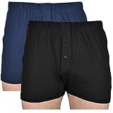 Big Herren Schwarz Marineblau Baumwolle Valley Eddie Boxer 2 X L 3 X L 4 X L 5 X L 6 X L 7 X L 8 X L Gr. XX-Large, Black Navy