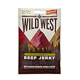 Wild West Jalapeno Flavour Beef Jerky Box of 12 x 70g Pack