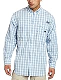 Columbia Herren Super Bonehead Classic Langarmshirt, Herren, White Cap/Box Check, M