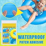 Ysimee Selbstklebende Reparaturflicken Pool Für Schwimmbecken 10/20/30 Stücke, Patches für Pool, PVC-Flicken Pool Liner Patch, Pool Flickzeug Für Wasserbett, Pool, Planschbecken, Wasserb