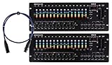 Showlite HDO-16 Theater Lichtmischpult Set - DMX-Controller für LED-Scheinwerfer - Ideal für Theater, Kleinkunstkunstbühnen und Vereinsaufführungen - 16-Kanal Modus oder Color M
