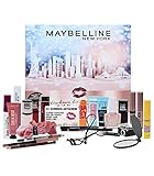 Maybelline New York Adventskalender 2021 mit Kosmetik hinter 24 Türchen, Beauty Weihnachtskalender mit Schminke und Make Up, 1 Stück