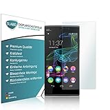 Slabo 4 x Displayschutzfolie für Wiko Ridge Fab 4G LTE Displayfolie Schutzfolie Folie Zubehör Crystal Clear KLAR