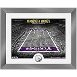 Highland Mint Minnesota Vikings Art Deco Stadium Silver Coin B