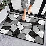 WAXB Fußabtreter Geometrische Teppiche Für Wohnzimmer Print Fußmatte Anti-Rutsch-Absorbierende Badezimmer-Matte Flur Küche Willkommen Schlafzimmer Matten Für Haustü