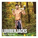 Bright Day 2022 Lumberjacks Wandkalender 30,5 x 30,5 cm, Muscle Manly