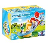 PLAYMOBIL 1.2.3 Aqua 70270 Wasserrutsche mit Schöpflöffel, Figuren und weiteren Zubehör, ohne verschluckbare Einzelteile, Ab 1,5 Jahren [Toy Award 2020], 20 x 16 x 20