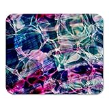 Mousepad Computer Notepad Büro Blau Schönheit Batik Tie Dye Muster Modern Bunte Teppich Home School Game Player Computer Work