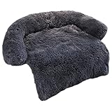 QUYY Hundebett Waschbarer Hundesofa Bed Warmer Plüsch Hundeliege Hundekissen Haustierbett Für Katzen Und Hunde Komfortable Weiche Schlafp