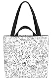 VOID Ostern Küken Hase Eier Tasche 33x33x14cm,15l Einkaufs-Beutel Shopper Einkaufs-Tasche Bag