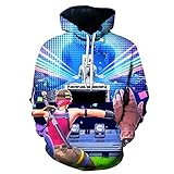 XDJSD Herren Pullover Hoodie Herren Große Größe Pullover Mode Bedrucktes Sweatshirt Paar Bedruckter Pullover Langarm Baseball U