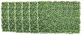 YZJL Kunstblumen &-Pflanzen Künstliche Buchsbaumplatten UV-geschützter Faux Greenery Zaun Hinterhof Wohnkultur Grüne Wände Pflanzen Gartenzaun Gartensichtschutz(Color:10 Pcs)