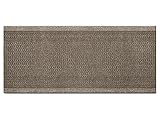 Primaflor - Ideen in Textil Schmutzfang-Teppich-Läufer Meterware Aztec – Braun, 0,66m x 2,00m, Rutschfester Küchenläufer, Robuste Sauberlauf-M