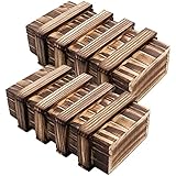 KroY PecoeD 2 Stück Magische Geschenkbox aus Holz Geld Geschenk Verpackung Rätselbox groß 2 geheime Fächern, Puzzle Box für Geschenk Schmuck Geld, Hochzeit Geburtstag Geschenk