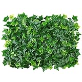 CHENGSYSTE Künstlicher Efeu 40 * 60cm künstliche Anlage Hedge-Panel Spargel Gras Gefälschte Pflanze Wand Ivy Zaun Rasen Dekorative Hintergrund Privacy Screen Boxwood (Color : Creeper)