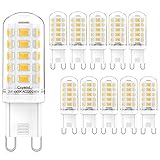 Cxyemt G9 LED Lampe 3W Ersetzt 28W 33W 40W Halogenlampen, Neutralweiß 4000K G9 LED Leuchtmittel Glühbirne, AC 220-240V, Nicht Dimmbar, Kein Flickern Energiesparlampe, 10er Pack