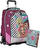 Trolley Schulrucksack LOL OMG Shine Like A Star mit Stirn/B