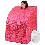YJF-MRY 1.5L Mobile Dampfsauna Tragbarer Dampfsauna Kabinensaunatopf Home Oversize Ganzkörper Sauna Spa Persönlicher Saunakabinen Spa Zum Schwitzen Gew