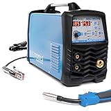 IPOTOOLS MIG-185SYN Inverter Schweißgerät MIG MAG - Schutzgas Schweissgerät mit 185 Ampere/Synergic Funktion/Fülldraht und Elektroden/E-Hand/Digitalanzeige/IGBT / 230V / 7 Jahre G