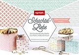 Schachtel-Liebe pastell: 32 Geschenkpapier zum Falten, Füllen & Freuen (monbijou): 32 Geschenkschachteln zum Falten, Füllen & F
