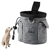 Elehui 4 in1 Leckerlibeutel fur Hunde, Futerbeutel Hunde, Futterbeutel Hundetraining ​Leckerlie-Tasche für das Training & die Welpen-Erziehung für Reisen oder Außenbereich-Ak