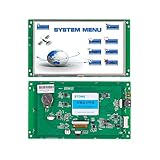 SCBRHMI Serieller 7 Zoll Smart TFT LCD Monitor, HMI Touchpanel, Touchscreen für Industrieanlagen, M