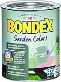 Bondex Garden Colors - Behagliches Grün - Holzfarbe für Außen - Möbelfarbe - Einfache Verarbeitung - Für viele Hölzer, Terrakotta und Zink geeignet - 9M² - 0.75 ML