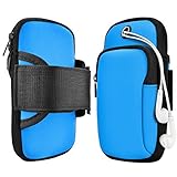 Armtasche,Armband Handy,Jogging, Arm JoggingTasche, Smartphone Laufen Sportarmband Schlüssel Halter für Handy Bis zu 7,0', iPhone XS MAX X 8 7 6 6S Plus, S10 S9 Plus S10E S9 S8 S7 …