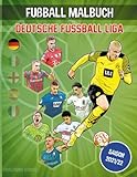 Fußball Malbuch: Deutsche Fussball Lig