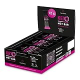 Tulipans Keto MCT Bar | Eiweißriegel für die Keto, Vegane und Low Carb Ernährung | Protein Snack Vegan und Zuckeram | Protein Riegel | Protein Bar | Brownie Crisp 12er Packung