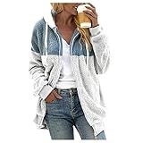 YJUU Hoodie Sweatshirt, Damen Kapuzenpullover, Riesen-Sweatshirt, Super weich und bequem, Geeignet für Erwachsene, Männer, Frauen, Jugendliche Damen Leichter Cardigan mit offener V