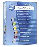 Open Office Premium 2021 Home Student Professional - Inkl. gedrucktes Handbuch, 1.000 Schriften / Kompatibel mit Word, Excel, für Windows 10 8 7