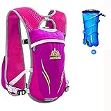 KingBra Trinkrucksack mit 5,5 l Fassungsvermögen, Wasserkessel, Weste, Outdoor, Marathoner, Laufen, Radfahren, Wandern, Camping, Rucksack + 1,5/2 / 3 l BPA-frei, faltbar, Trinkblase Wasser, Item-8