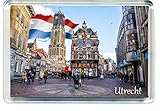 J020 Utrecht Jumbo Kühlschrankmagnet Niederlande Netherlands Travel Fridge Mag