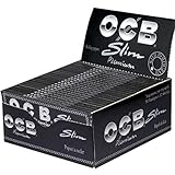 All u need OCB Kingsize Slim Premium Black Zigarettenpapier Drehpapier Papers roll papes Aschenbecher (25)