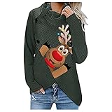 Eaylis Damen lose Pullis Pullover Langarm Oberteil Rollkragen Outwear Herbst Winter Pullover Sweatshirt Ohne Kapuze Langarm für Frauen Rollkragen Strickpullover Strickpullis Strickjacke Lang