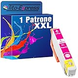 Tito-Express PlatinumSerie 1er Patrone XXL TE2433 als Ersatz für Epson 24XL | Für Expression Photo XP-55 XP-750 XP-760 XP-850 XP-860 XP-950 XP-960 | Mag