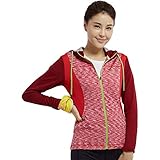 33,000ft Damen Outdoor Softshelljacke Grace - Atmungsaktiv, Gute Passform!, Colour: Red, Size: XXL