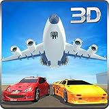 Rennwagen Transport im Flugzeug Simulator 3D: Extrem Super Furious & Fast Car Cargo Flugsimulation Abenteuer Mission Spiel Kostenlos für Kinder 2018