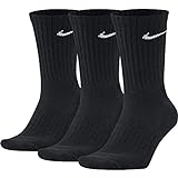 Nike Socken Sx4508 001, Uni 3er Pack Cushion Quarter, Schwarz, M/ 38-42