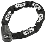 ABUS Kettenschloss Granit CityChain XPlus 1060 – Fahrradschloss aus gehärtetem Stahl – ABUS-Sicherheitslevel 15 – 110 cm – Schw